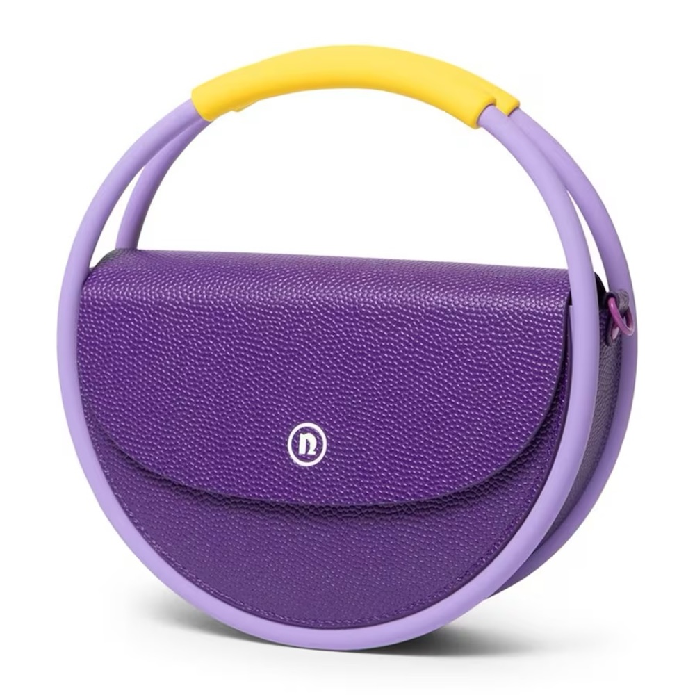New Modern Nana Women's Los Angeles Lakers Hoop Basketball Purple Yellow Purse